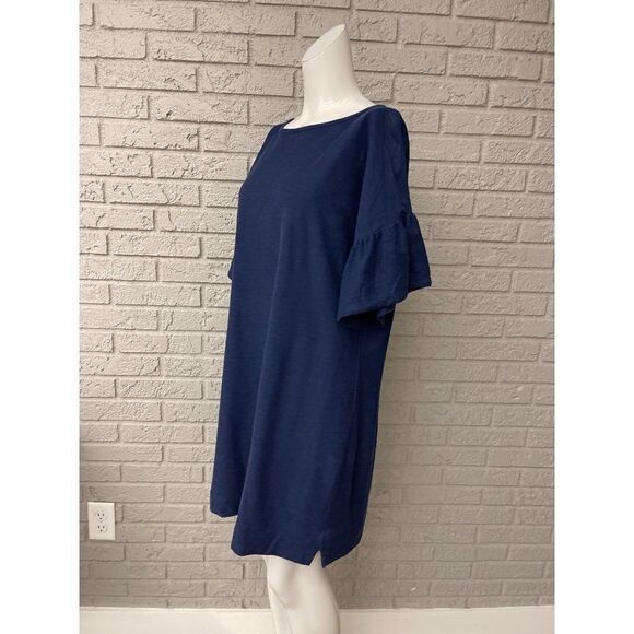 Vineyard Vines Dresses & Skirts - Vineyard Vines Navy Flutter Sleeve T-Shirt Dress Size M